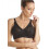 (BLACK, 34B) Womens Cotton Lined Soft Cup Non Wired Black Bra 6
