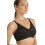 (BLACK, 34B) Womens Cotton Lined Soft Cup Non Wired Black Bra 5