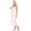 (PEACH, 10-12) Womens Long Thin Strap Satin Chemises 4