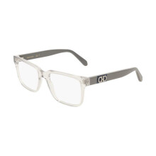 Ferragamo SF3075 54/19/150 Transparant lichtgrijs Acetaat MAN SF3075
