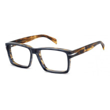 David Beckham DB 7168 56/17/133 Raidallinen siniharmaa asetaattikehys MIEHET DB 7168