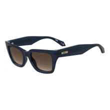 Moschino MOS216/S Aurinkolasit 53/19/129.5 Siniset ruskeat asetaattikehykset NAISILLE MOS216/S