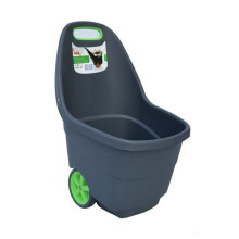 Bac de rangement - KETER EASY GO XL - 62 L - Antracit et gris - Léger et portable