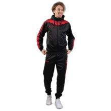 Moletom com capuz polar Givova Roma - Vermelho/Preto - Masculino - Futebol - Indoor