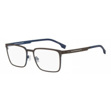 Occhiali da Vista Hugo Boss BOSS 2001 57/19/139.5 Marrone opaco blu Montatura in metallo UOMO BOSS 2001