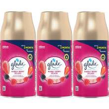 3 x Glade Automatic Spray Refill 269ml - Bubbly Berry Splash