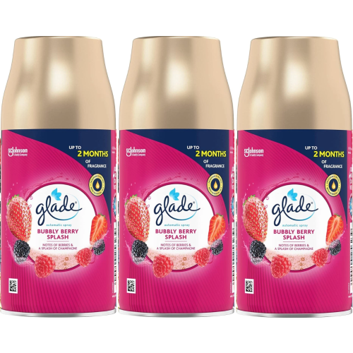 Glade 3 x Glade Automatic Spray Refill 269ml - Bubbly Berry Splash