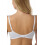 (WHITE, 36B) Womens Classic Underwired White Floral Lace Bra 3