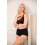 (BLACK, 34D) Womens Black Underwired Lace Full Cup Bra 3