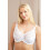 (WHITE, 42D) Womens Classic White Lace Non Padded Underwired Bra 4