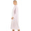 (PINK, 8-10) Womens Supersoft Button Front Pink Housecoat 3