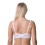(WHITE, 34B) Camille Womens Non Wired White Bra 6