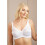 (WHITE, 42DD) Camille Womens Non Wired White Bra 3