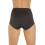 (BLACK, 10) Womens Two Pack Smooth High Waist Black Control Briefs 1