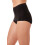 (BLACK, 20) Womens Black Three Pack Cotton Maxi Briefs 1