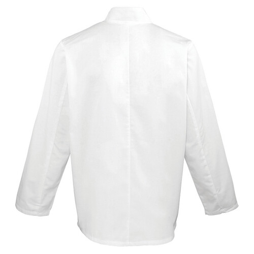 Premier (3XL, White) Premier Mens Coolchecker Long-Sleeved Chef Jacket 2
