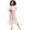 (deep pile grey, 10-12) Womens Deep Pile Fluffy Bathrobe With Reverse Collar and Cuffs 1