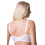 (WHITE, 38DD) Womens White Non Wired Floral Lace Bra 8