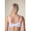 (WHITE, 36D) Womens White Non Wired Full Cup Support Mastectomy Bra 1
