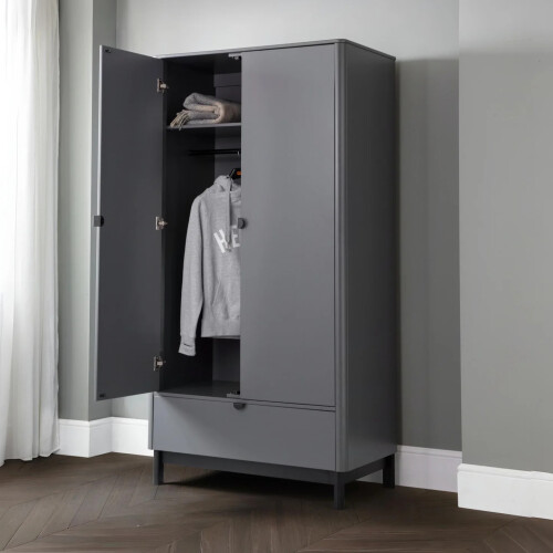 Chloe 2 Door 1 Drawer Wardrobe