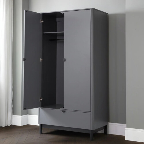 Chloe 2 Door 1 Drawer Wardrobe 1