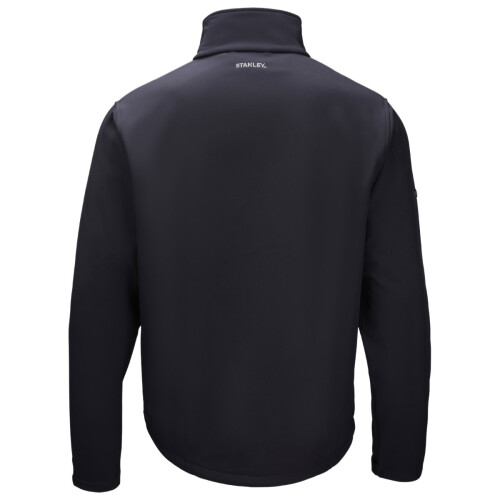 STANLEY (M, Black) Stanley Mens Teton Double Layered Full Zip Soft Shell Jacket 1