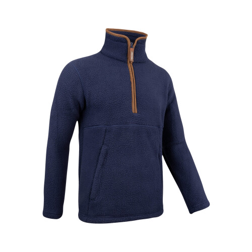 JACK PYKE JACK PYKE Half Zip Sherpa Fleece Pullover Navy XXX-Large 2