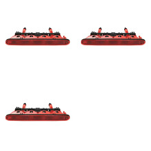 3X Auto 3e Derde Remlicht 6350P5 voor  307 Hatchback 307SW 2001-2008 Achter Hoog Extra Remlicht