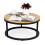 Modern industrial loft coffee table 60 cm 2