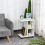 Coffee table bedside table on wheels organizer 4
