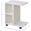 Coffee table bedside table on wheels organizer 5