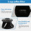 Coffee Filter Cup, Single Cup Black Ceramic Coffee Dripper, Reusable Filter Drip Holder S 10