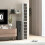 Homcom HOMCOM Set of 2 CD Storage Units with Adjustable Shelves, High Gloss White 2