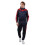Felpa con cappuccio in pile Givova Roma - rosso/blu navy 1