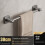 (White 30cm)Rod Shower Towel Rack With Suction Cup Wall Mount For Bathroom Storage Use 4