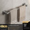 (White 30cm)Rod Shower Towel Rack With Suction Cup Wall Mount For Bathroom Storage Use 5