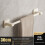 (White 30cm)Rod Shower Towel Rack With Suction Cup Wall Mount For Bathroom Storage Use 11