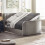 Clara Ottoman TV king Bed 150cm - Light Grey 2