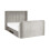 Clara Ottoman TV king Bed 150cm - Light Grey 5
