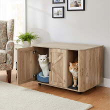 Kattenbakmeubel - Discreet, ruim en multifunctioneel