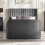 Clara Ottoman TV Bed 135cm - Dark Grey 3