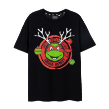 (XXX-Large) Teenage Mutant Ninja Turtles Short Sleeved T-Shirt (Mens Black)