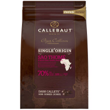 Callebaut Rustic São Tomé Dark Couverture Chocolate Callets – 1kg