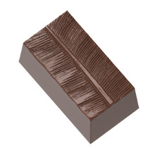 Chocolate World Polycarbonate Mould Banana Leaf Block CW12170 Nora Chokladskola