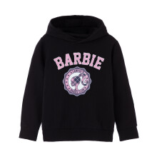 (7-8 Years) Barbie Hoodie (Girls Black)