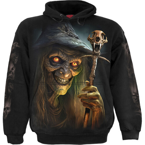 (L, Black) Spiral - WITCH'S BREW - Hoody Black
