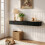 Homcom (Black) HOMCOM Shelf Wall-Mounted 93 x 15 x 10 cm 1