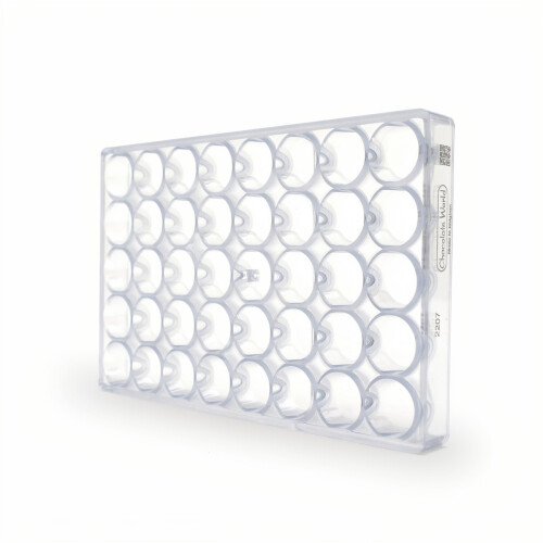 Chocolate World Polycarbonate Mould Flat Cone 30 x 19 mm CW2207 1
