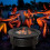 Outsunny Outsunny Outdoor Fire Pit,Round Firepit with Grill Net,Mesh Lid,Bronze Tone 1