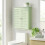 Homcom HOMCOM Bathroom Cabinet with Adjustable Shelf, Light Green 1